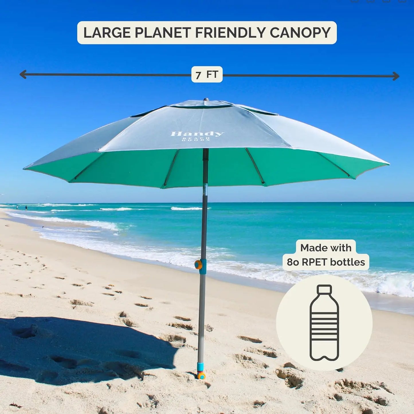 Handy Beach Umbrella & Anchor System