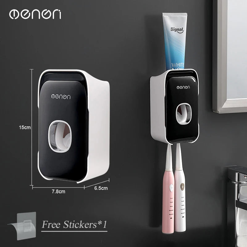 Automatic Toothpaste Dispenser Wall-Mounted Bathroom