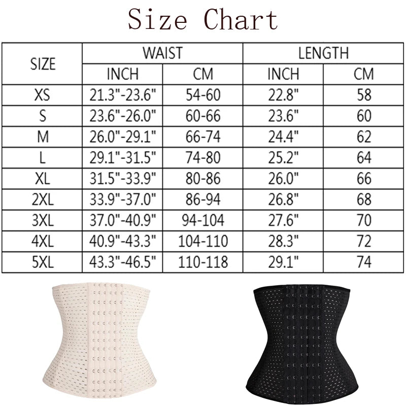 Slimming Waist Trainer Belt Shapewear Women Body Shaper Corset