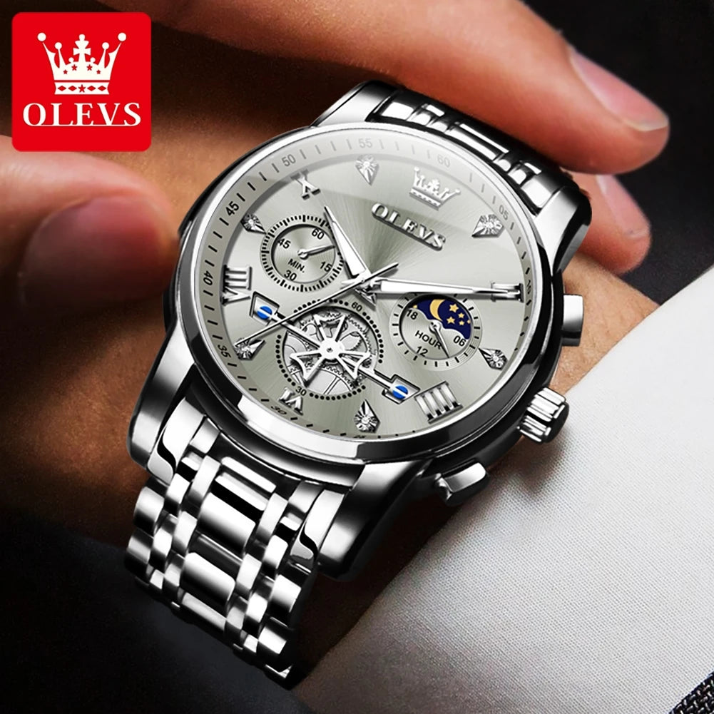Men's Watches Multifunctional Chronograph Original Quartz
