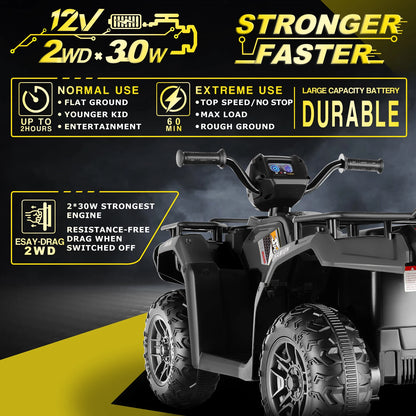 Kids Ride on ATV 4-Wheeler Quad Battery Powered