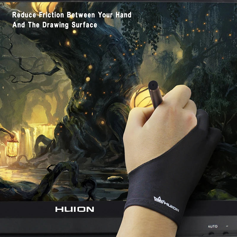 Anti-fouling Drawing Glove for Graphics Tablet Pen Monitor