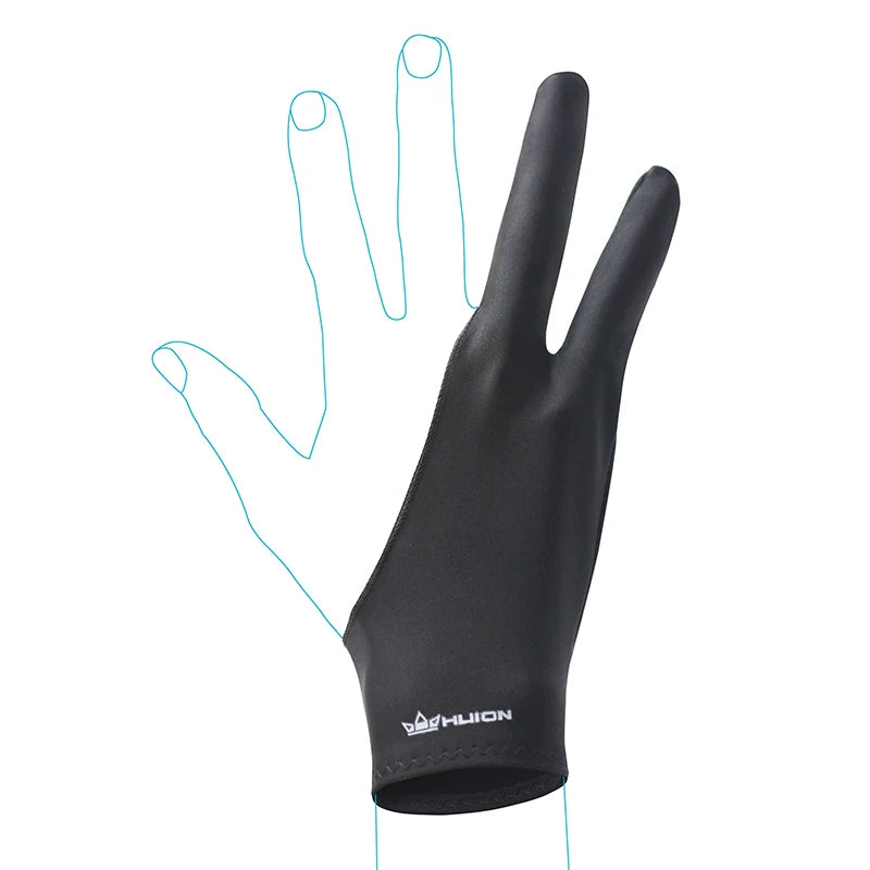 Anti-fouling Drawing Glove for Graphics Tablet Pen Monitor