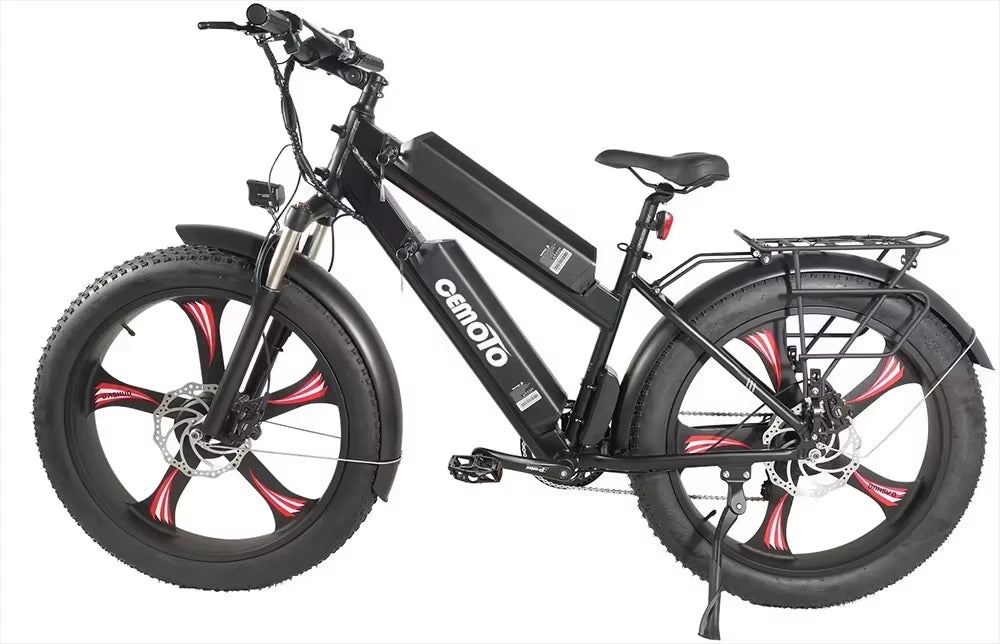 Super power Electric Bike Dual Batteries & Motors Gears Fat Tires