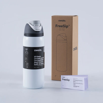 Insulated Stainless Steel Water Bottle with Straw,