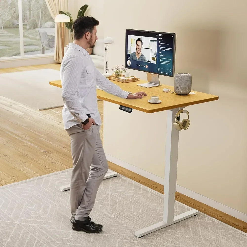 Adjustable Height Electric Sit Stand Up Down Computer Table