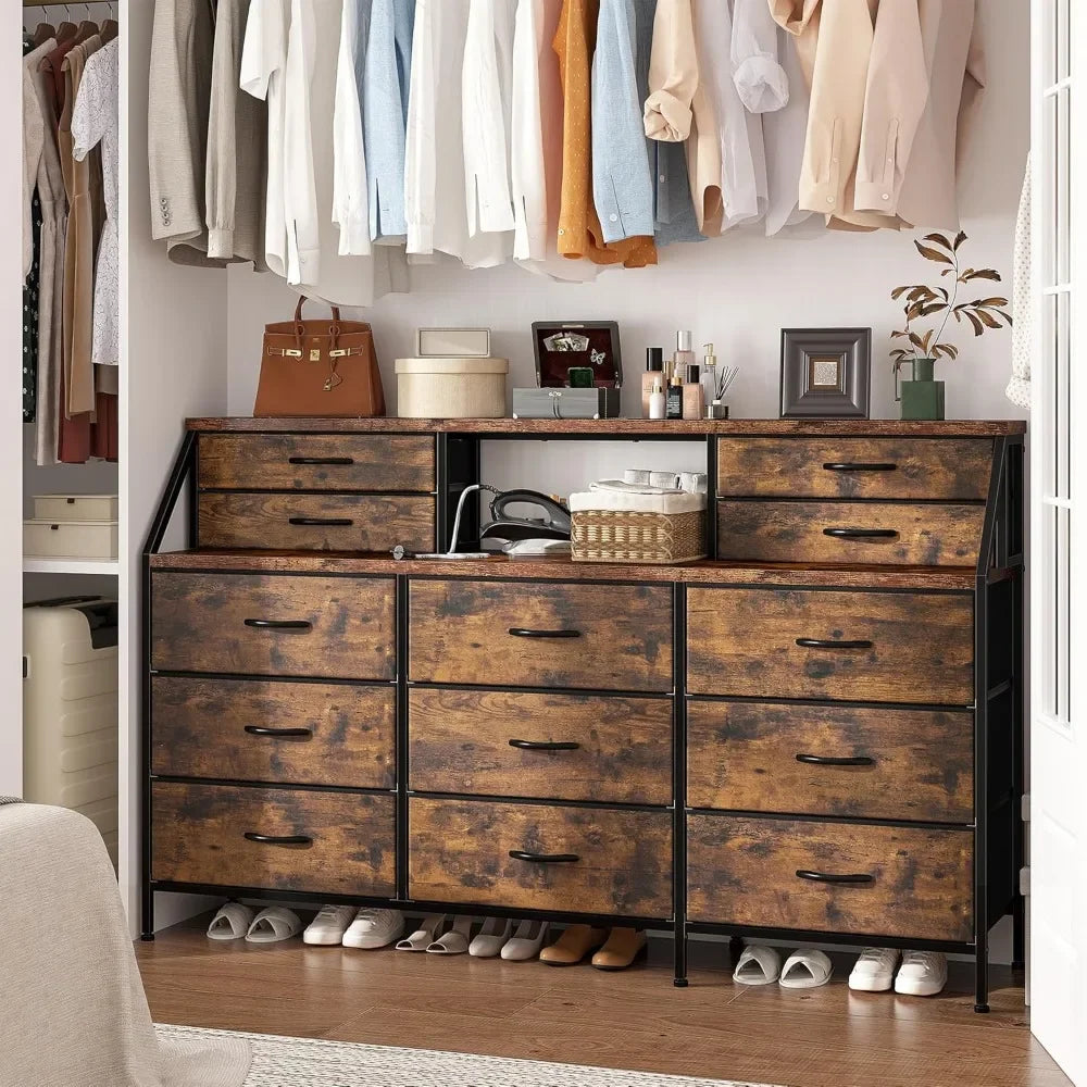 Dresser with Large Drawer, Chests , Long Dresser