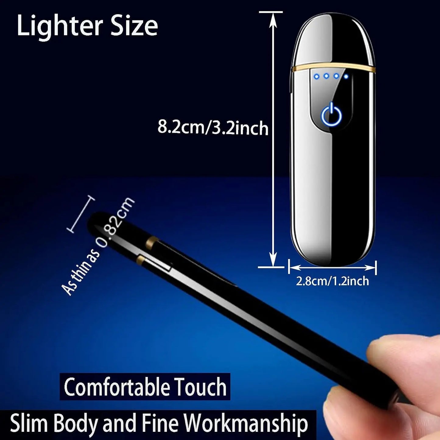 Smart Electronic Lighter USB Rechargeable Cycle