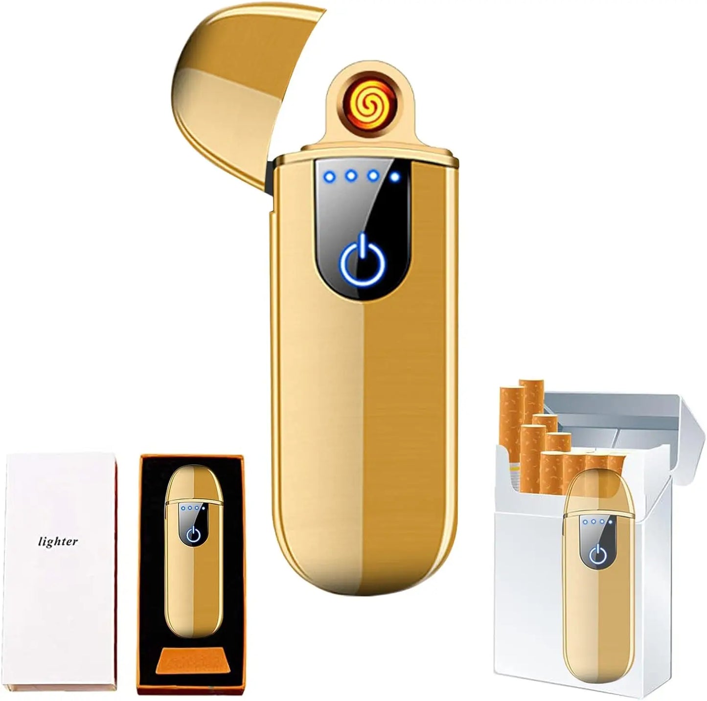 Smart Electronic Lighter USB Rechargeable Cycle