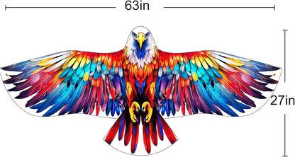 New Outdoor Fun Sports Huge Colorful Eagle Kite