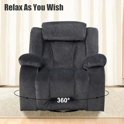 Adults Manual Reclining Sofa Chair Oversized Comfy