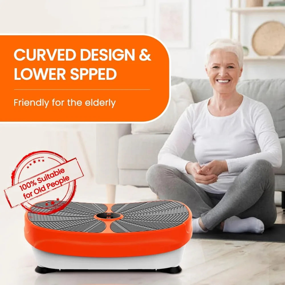 Fitness Vibration Plate Exercise Equipment Whole Body Shape Trainer