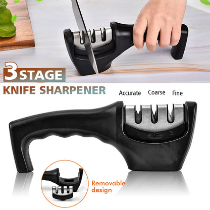 Multi-function Knife Sharpener Handheld 3 Stages