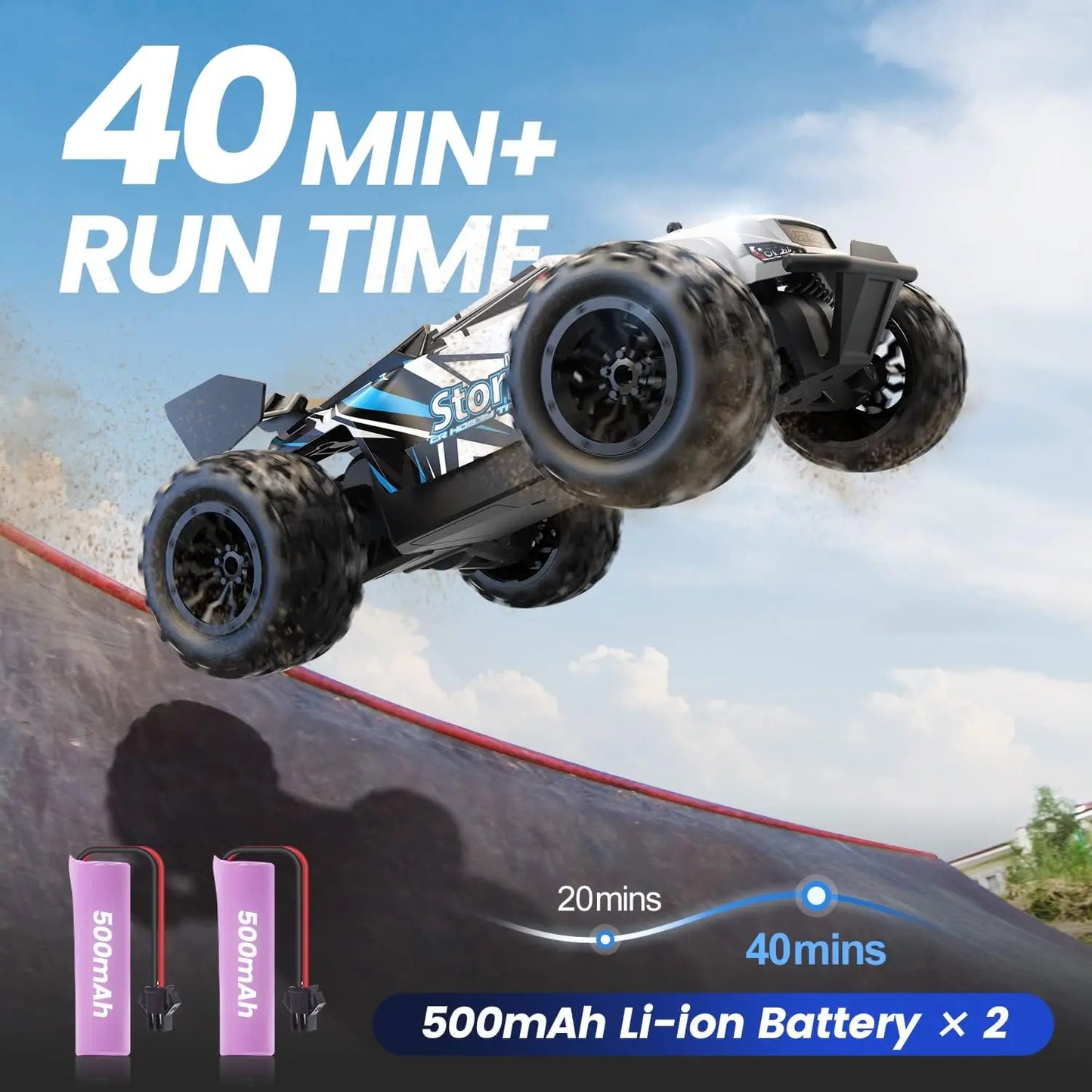 All-Terrain RC Truck Batteries, Play, Off-Road, Xmas Gift.