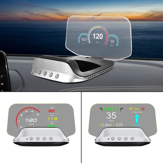 Protable Navigation GPS obd2 Speedometer Car