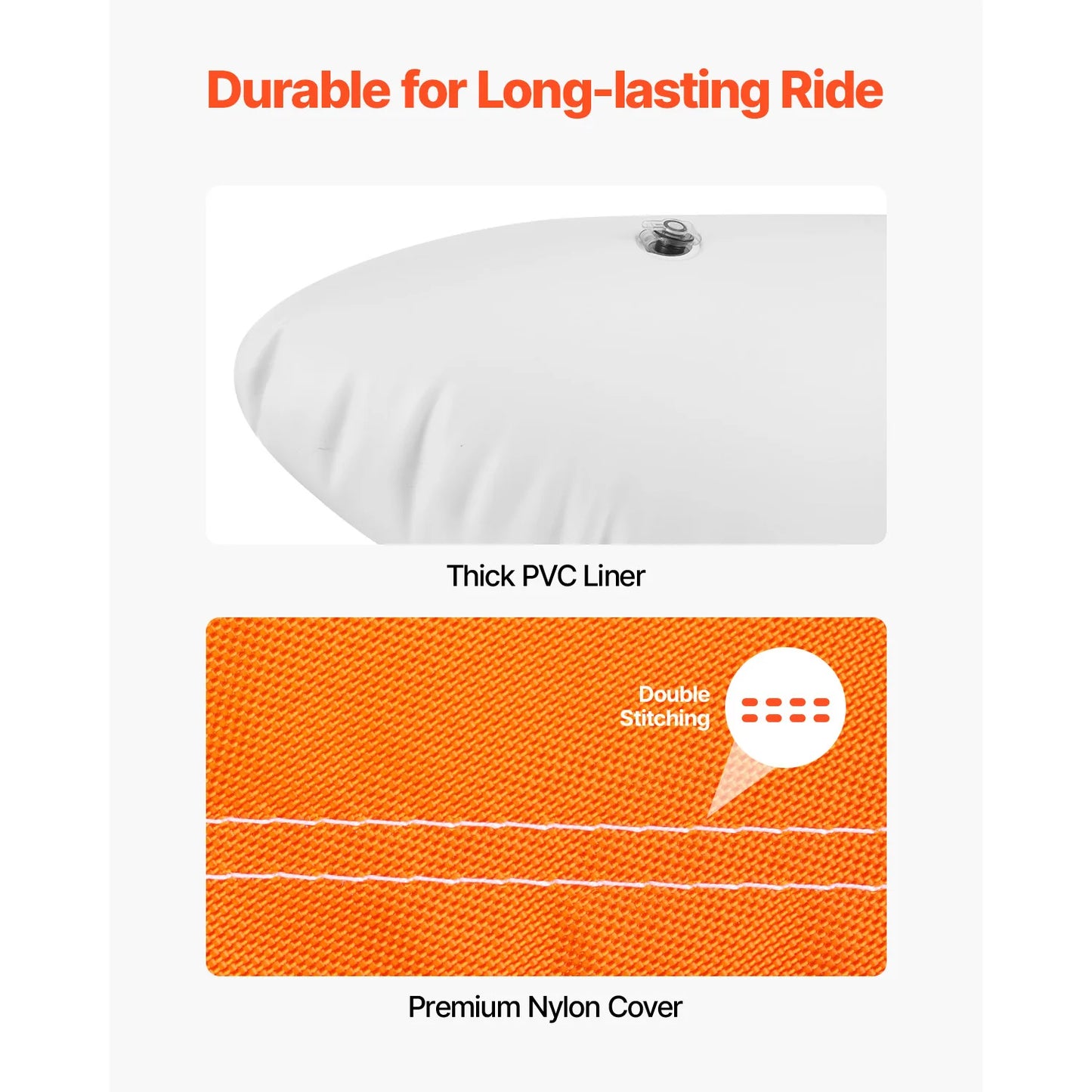 Towable Tube for Boating 1-4 Riders Inflatable Boat Tubes