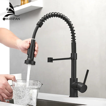 Kitchen Faucets Brush Brass Faucets for Kitchen Sink