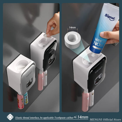 Automatic Toothpaste Dispenser Wall-Mounted Bathroom