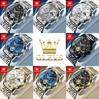 Men's Watches  Multifunctional Chronograph Original Quartz