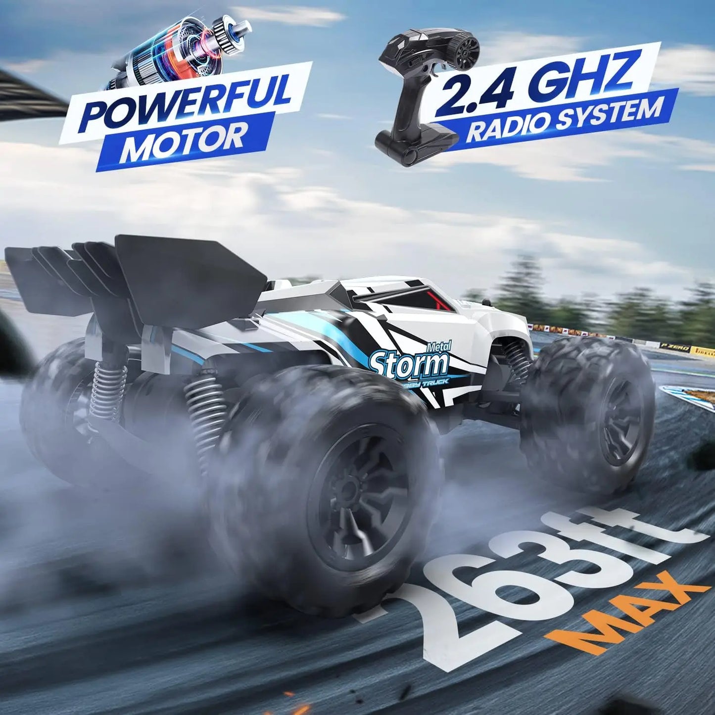 All-Terrain RC Truck Batteries, Play, Off-Road, Xmas Gift.