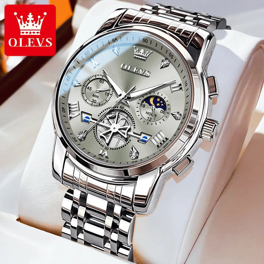 Men's Watches  Multifunctional Chronograph Original Quartz