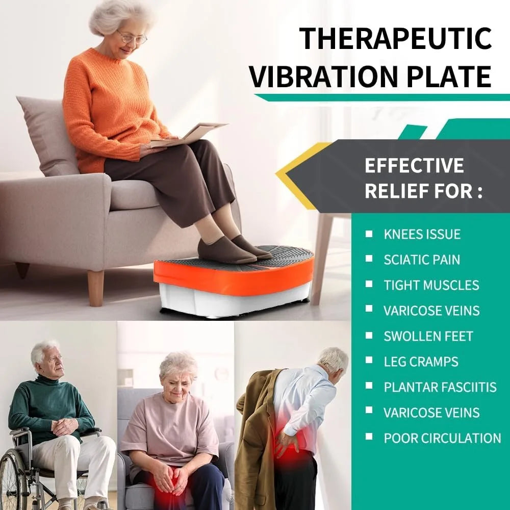 Fitness Vibration Plate Exercise Equipment Whole Body Shape Trainer