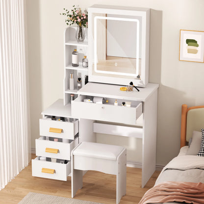 Bedroom Dressing Table Vanity Ornaments Multifunction Storage