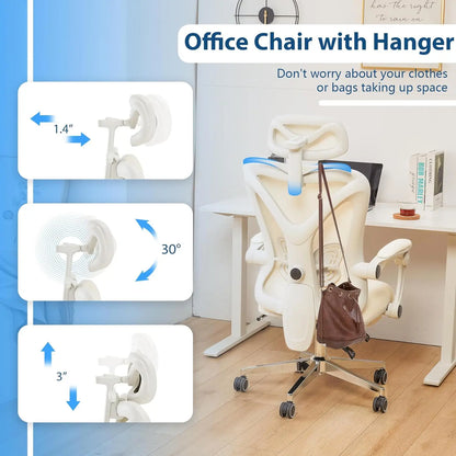 Ergonomic Office / Gamin Chair with Footrest