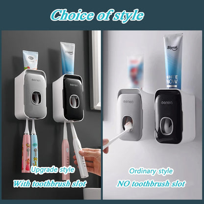 Automatic Toothpaste Dispenser Wall-Mounted Bathroom