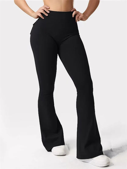 Women s High Waist Yoga Leggings with Pockets Tummy Control