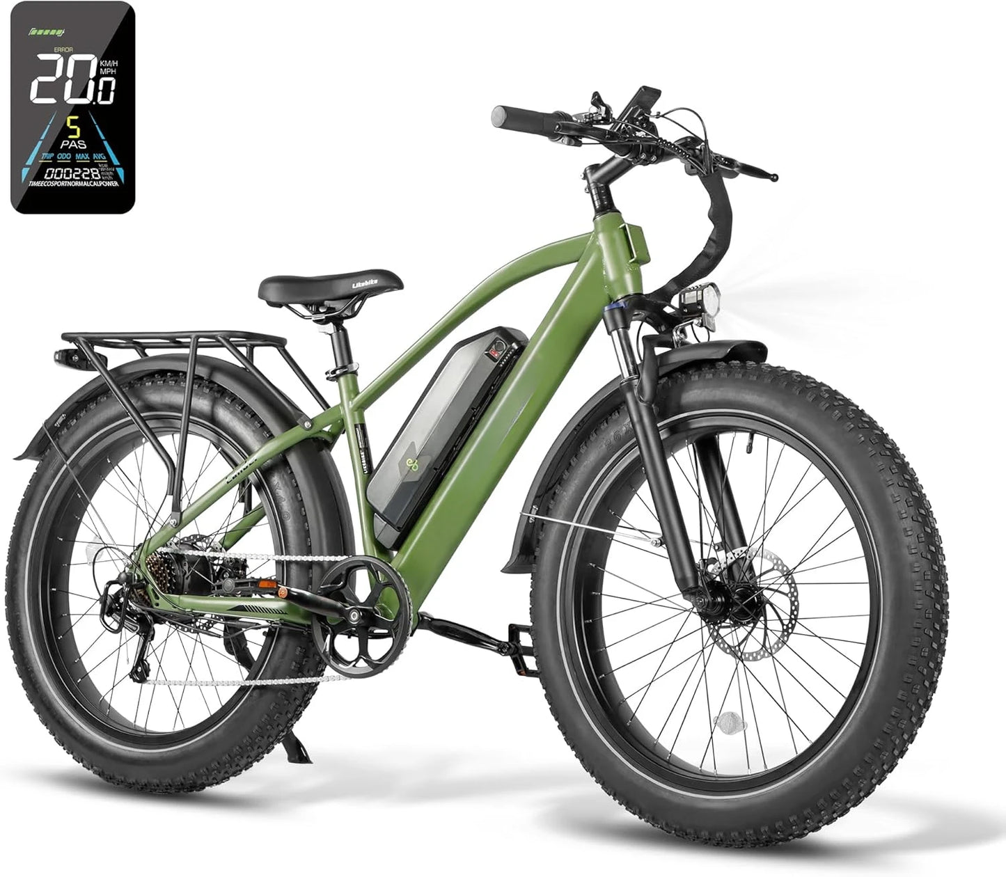 Electric Bike, Fat Tire Electric Mountain Bike