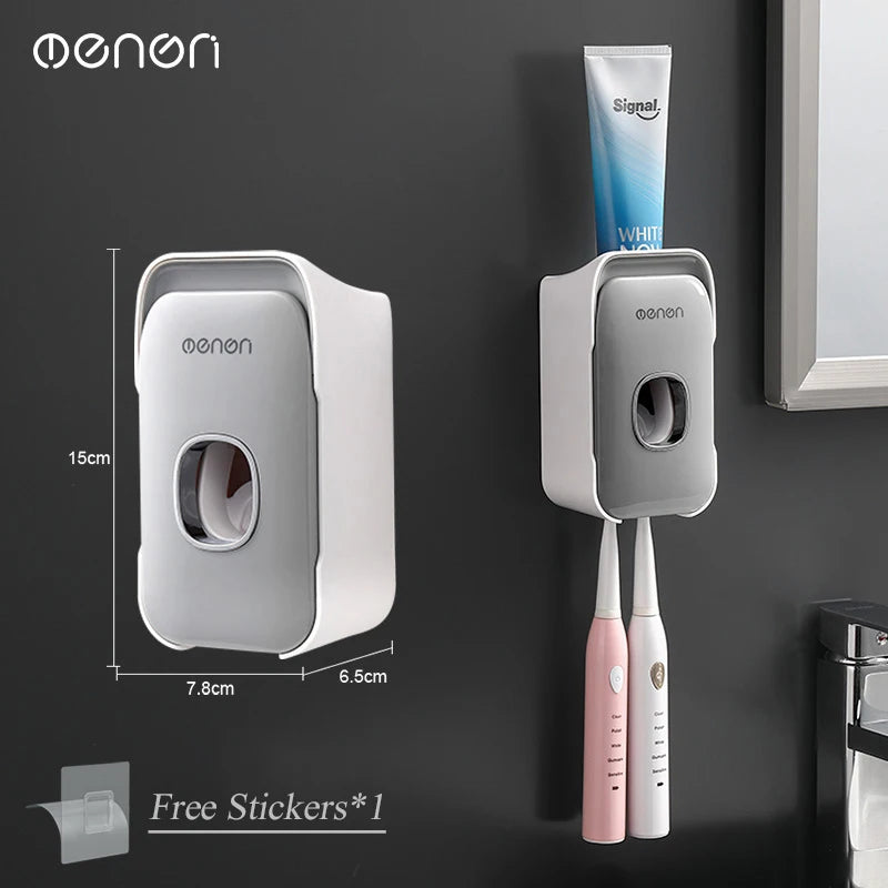Automatic Toothpaste Dispenser Wall-Mounted Bathroom