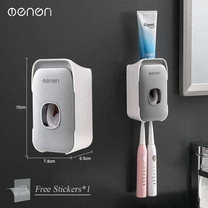 Automatic Toothpaste Dispenser Wall-Mounted Bathroom