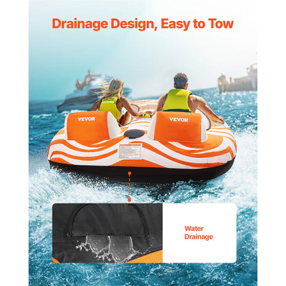 Towable Tubes for Boating 2Person Inflatable Boat