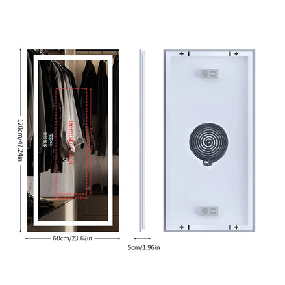 XXL Bathroom Smart LED Vanity Mirror with Bluetooth