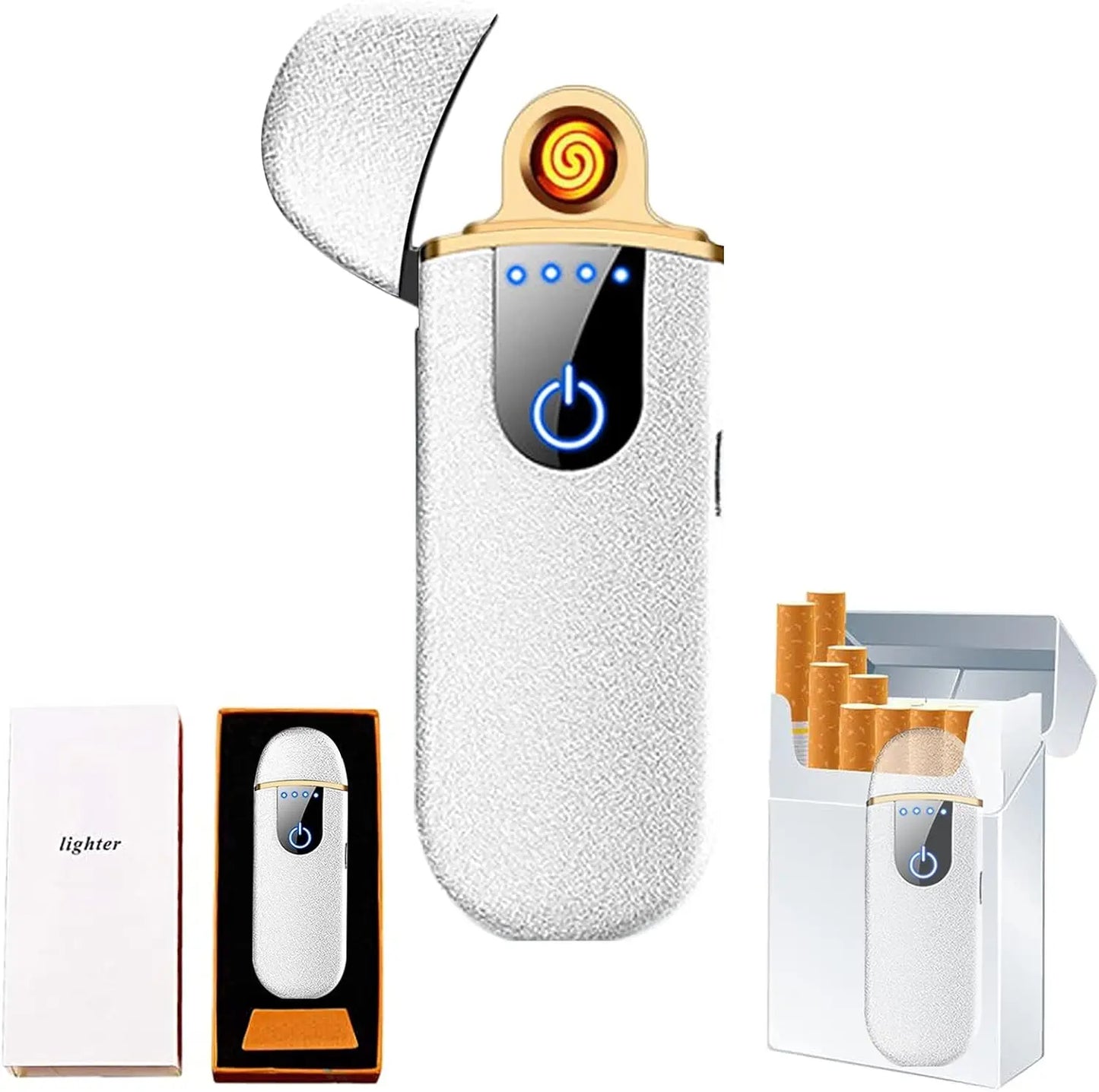 Smart Electronic Lighter USB Rechargeable Cycle