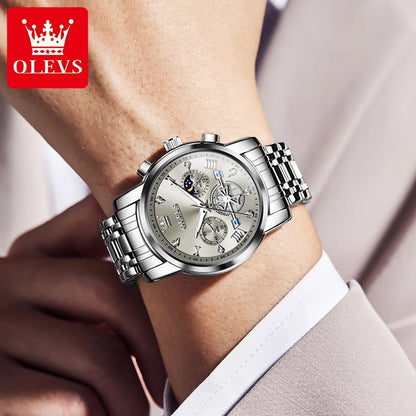 Men's Watches  Multifunctional Chronograph Original Quartz