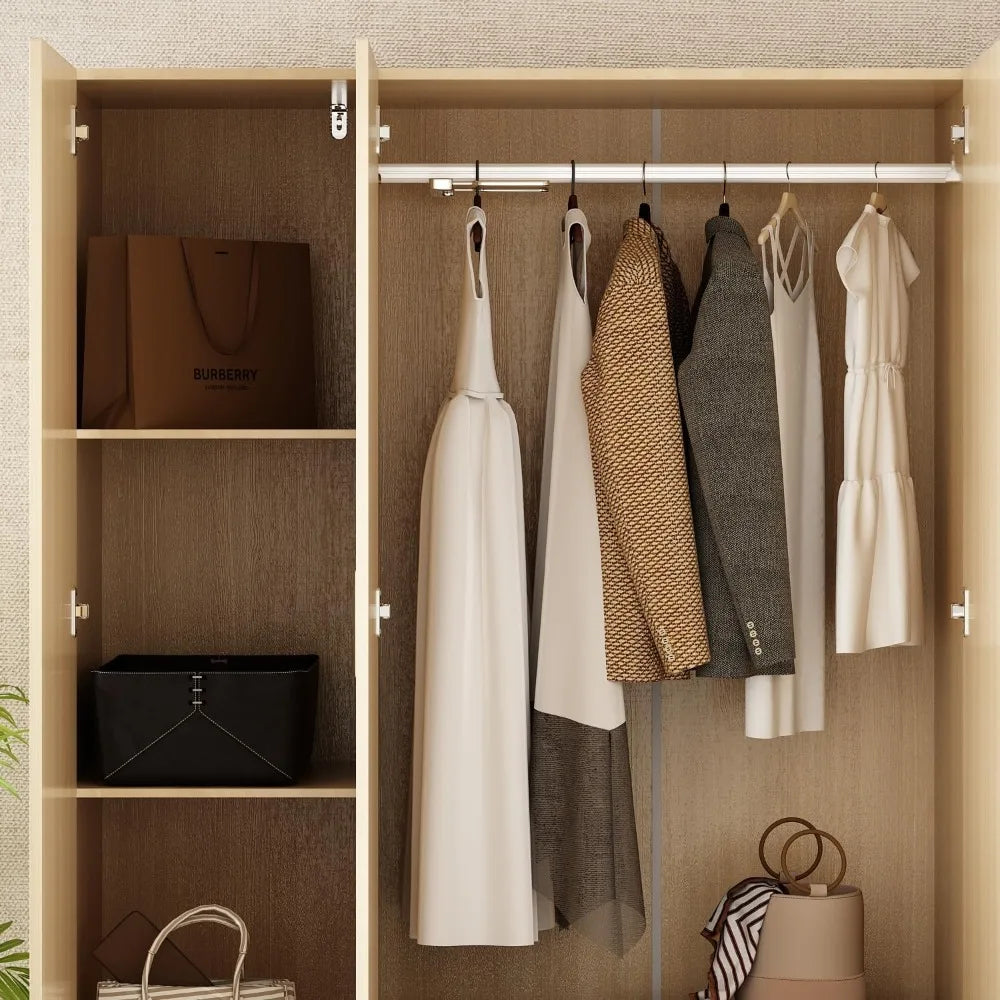 Armoire Free Standing Clothes Organizer Cabinet for Bedroom