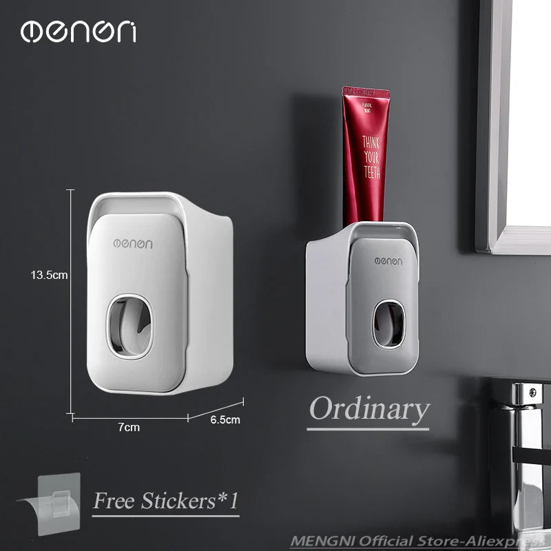 Automatic Toothpaste Dispenser Wall-Mounted Bathroom