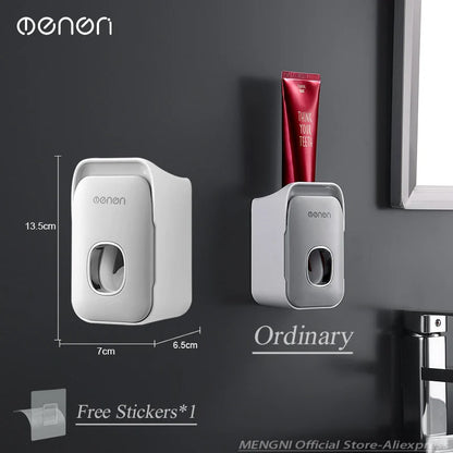 Automatic Toothpaste Dispenser Wall-Mounted Bathroom