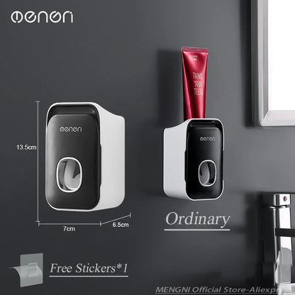 Automatic Toothpaste Dispenser Wall-Mounted Bathroom