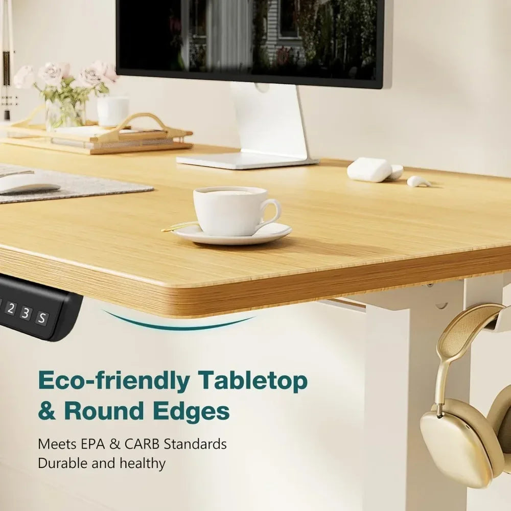 Adjustable Height Electric Sit Stand Up Down Computer Table