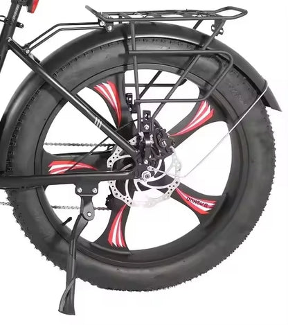 Super power Electric Bike Dual Batteries & Motors Gears Fat Tires