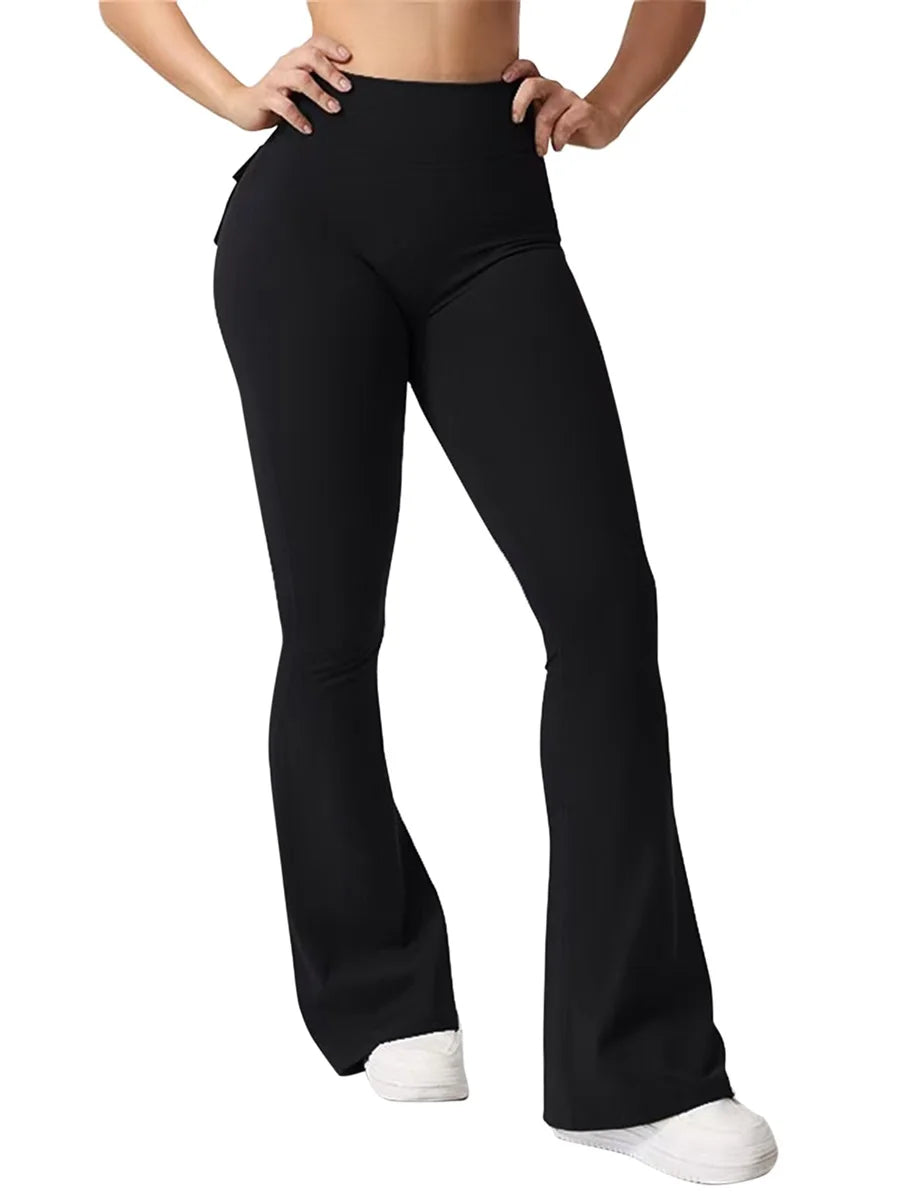 Women s High Waist Yoga Leggings with Pockets Tummy Control