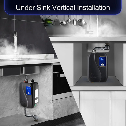 Electric Tankless Water Heater Under Sink Instant Hot Water Heater