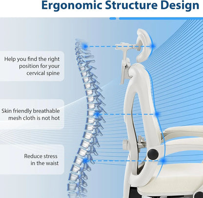 Ergonomic Office / Gamin Chair with Footrest