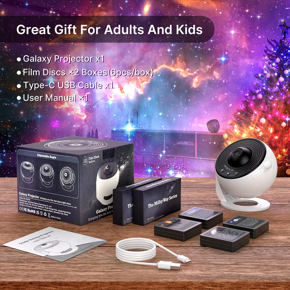 Planetarium Galaxy Projector for Bedroom, Aurora Projector