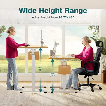 Adjustable Height Electric Sit Stand Up Down Computer Table