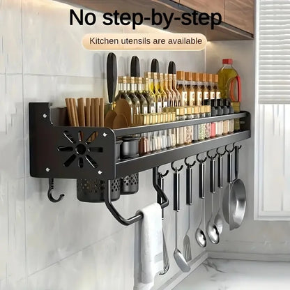 Kitchen Spice Knife Holder Storage Rack Knives