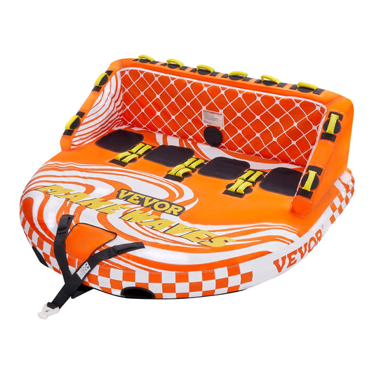 Towable Tube for Boating 1-4 Riders Inflatable Boat Tubes